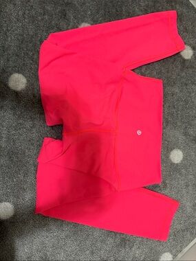 lululemon athletica Hot Pink Cropped Leggings